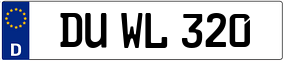 Truck License Plate